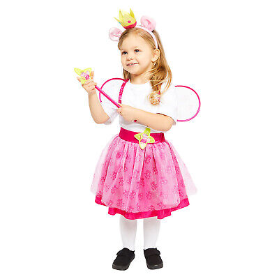 Kids Girls Peppa Pig Fairy Tutu Skirt Costume Kit TV Childs Fancy Dress Outfit
