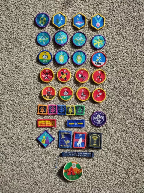 Scout Badge Joblot x 34