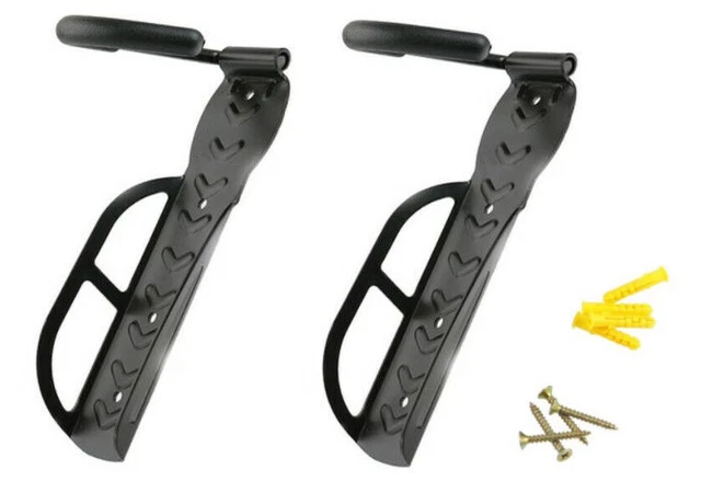 Wall Mount Vertical Bike Rack Hook Hanger Storage System Garage 1, 2 or 4 pack
