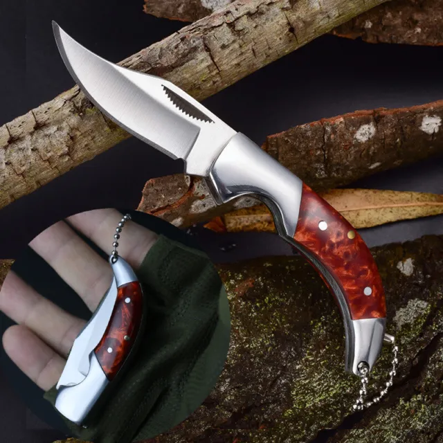 Mini Pocket Knife Folding Blade Pocket Knife Hunting Camping Survival EDC Tool