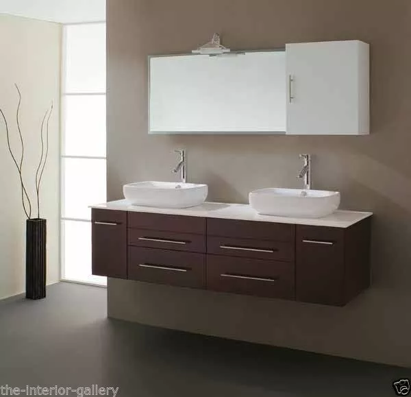Bathroom Vanity - Modern Bathroom Vanity Set - Double Sink - Milano - 59" 3
