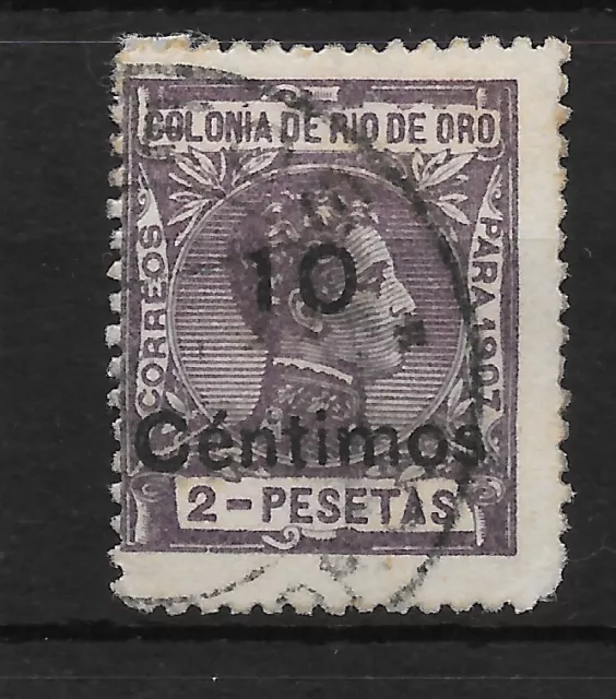 1910 RIO DE ORO  alfonso xIII  EDIFIL 61  USADO