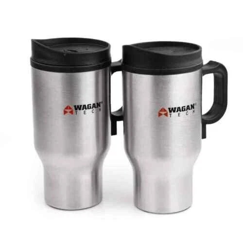 Wagan Tech Heated Travel Mug (12Volt) - 16 fl. oz. (2-Pack)