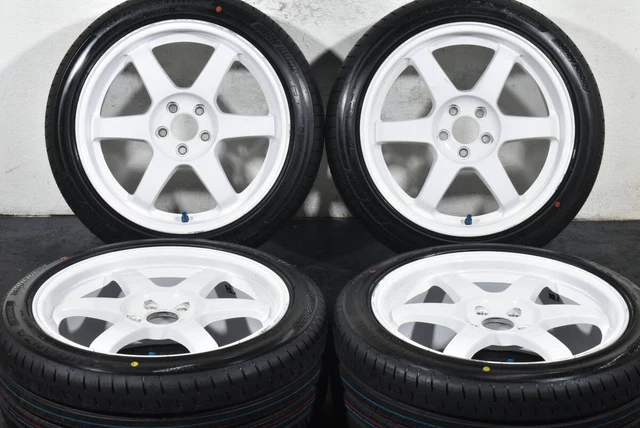 Jdm Rays Rims JDM RAYS VOLK RACING TE37C 17-inch wheels forged PCD100 7.5J +48 offse ...