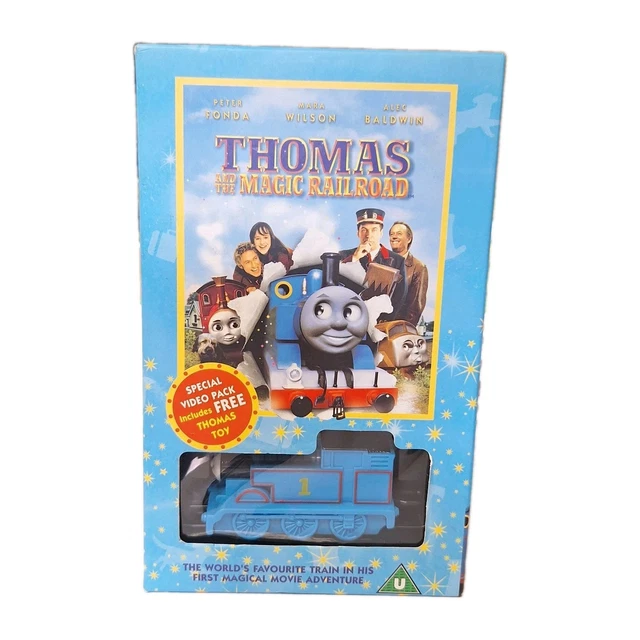Magic Rialroads THOMAS AND THE Magic Railroad VHS with Toy Thomas Train Special Edition ...