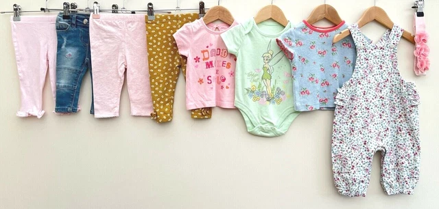 Baby Girls Bundle Of Clothing Age 3-6 Months Disney Baby John Lewis Tu