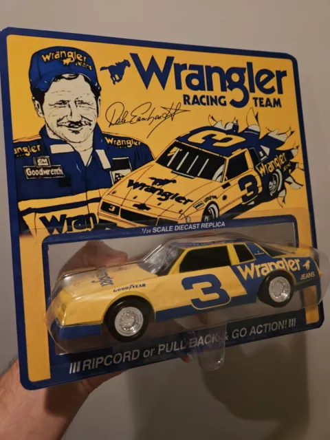 Custom - 1/24 Scale Dale Earnhardt #3 Wrangler 1986 1987 Winston Cup Lanard Car