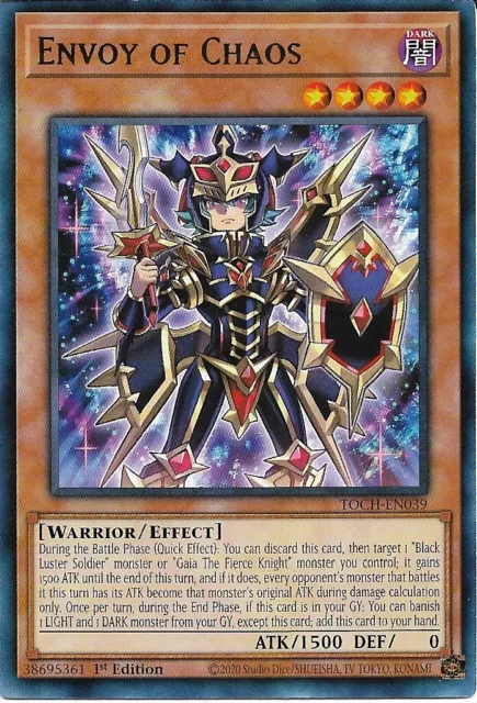 3 x Envoy of Chaos (TOCH-EN039) - Rare - 1st Edition