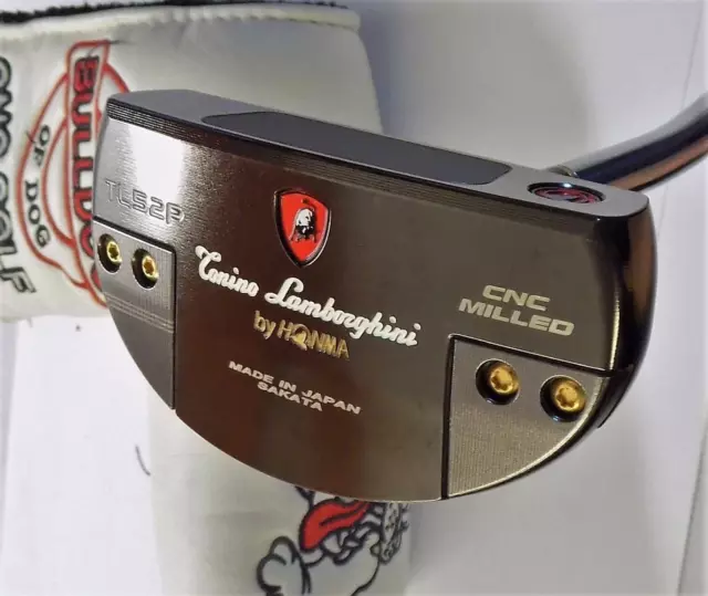 Honma Tonino Lamborghini TL52P CNC MIlled Mallet Putter 89cm Steel Shaft + H.C. Honma Tonino Lamborghini TL52P CNC MIlled Mallet Putter 89cm Steel Shaft + H.C.