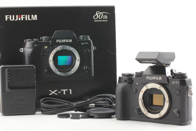 [Near MINT] in BOX FUJIFILM X-T1 Mirrorless Camera 16.3MP Black Body From JAPAN