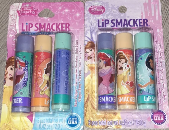 lip smacker disney princess 2x3ct pack