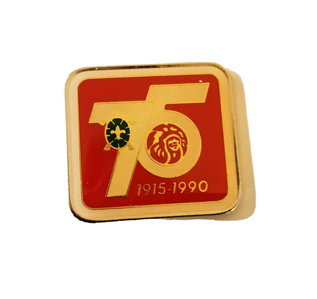 Order of the Arrow 1990 75th Ann MGM Indian Square Hat Pin  OA  BSA