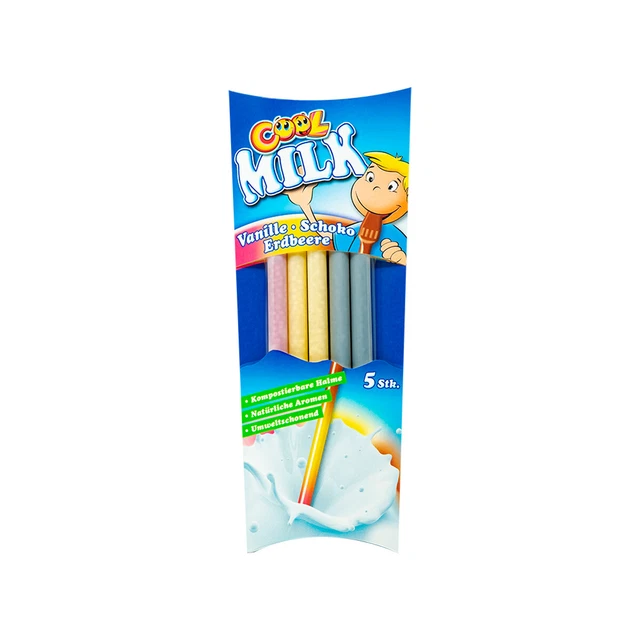 Fresco Milk Cannuccia Vaniglia Cioccolato Fragola Gusto 5er