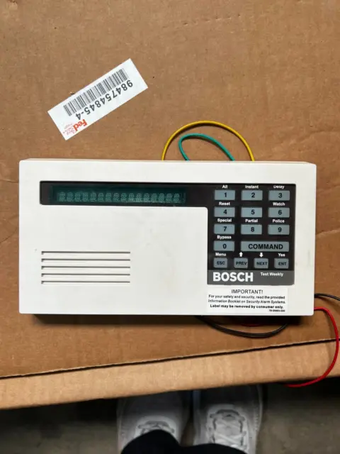 Bosch D1255 Alpha Numeric Command Center with Flourescent Display - Off White