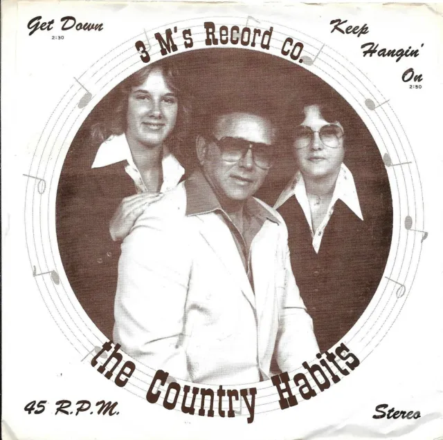 COUNTRY HABITS, THE  (Get Down  //  Keep Hangin' Down)  3M's 1928 with VG+ PS