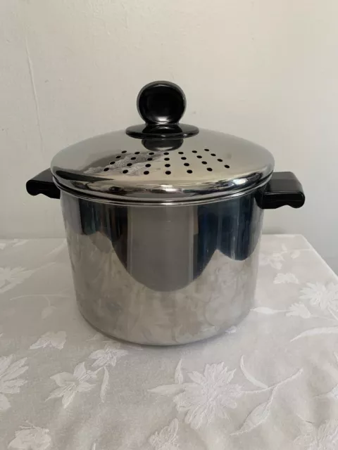 Farberware Stainless Steel 8qt Stock Pot With Straining Lid