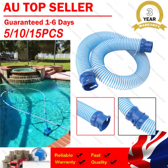 15pcs Pool Cleaner Twist lock Hose For Baracuda Zodiac X7 T3 T5 MX8 MX6 1M-long