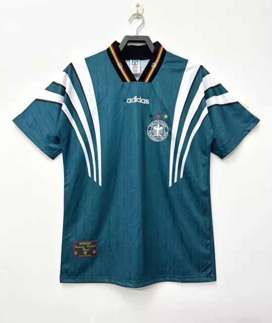 1996 Germany Away Shirt Football Retro Vintage Shirt