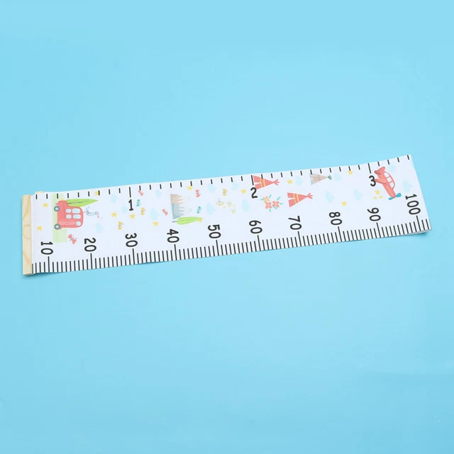 Pegatina para niños tatuaje de pared colgante tablas de crecimiento para bebés maderas