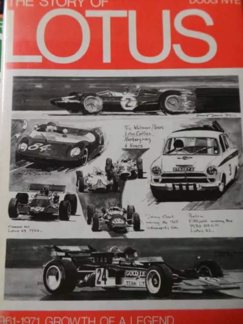 The Story Of Lotus.  1961-1971  Growth Of A Legend.  Doug Nye.  Published  1972
