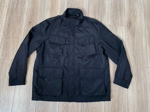 Tumi Jacket Mens 2XL Black Tech Field Utility Full Zip Travel Cargo