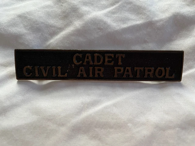 RARE VINTAGE CIVIL Air Patrol Cadet ID Badge With Short Prongs $3.85 ...