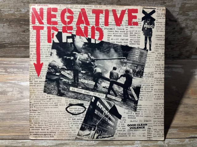 Negative Trend - We Don't Play We Riot. Subterranean Records ‎SUB 32 1983 🎸