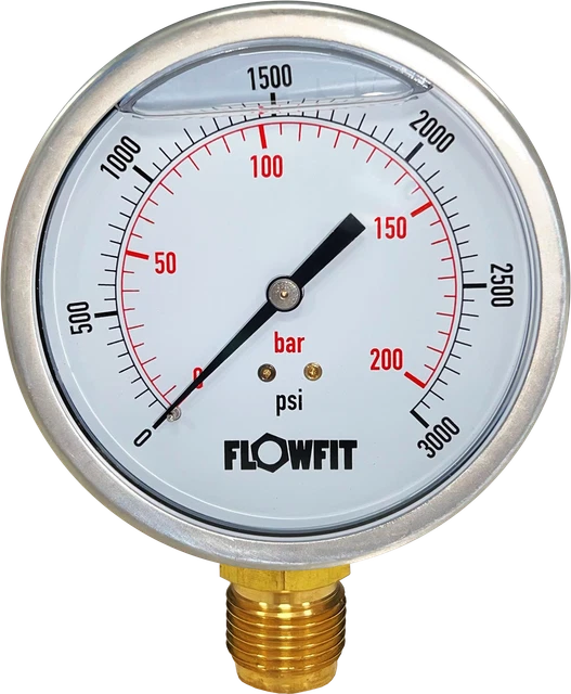 PRESSURE GAUGE PNEUMATIC/HYDRAULIC 1514500 PSI (11000 Bar) 40,50,63