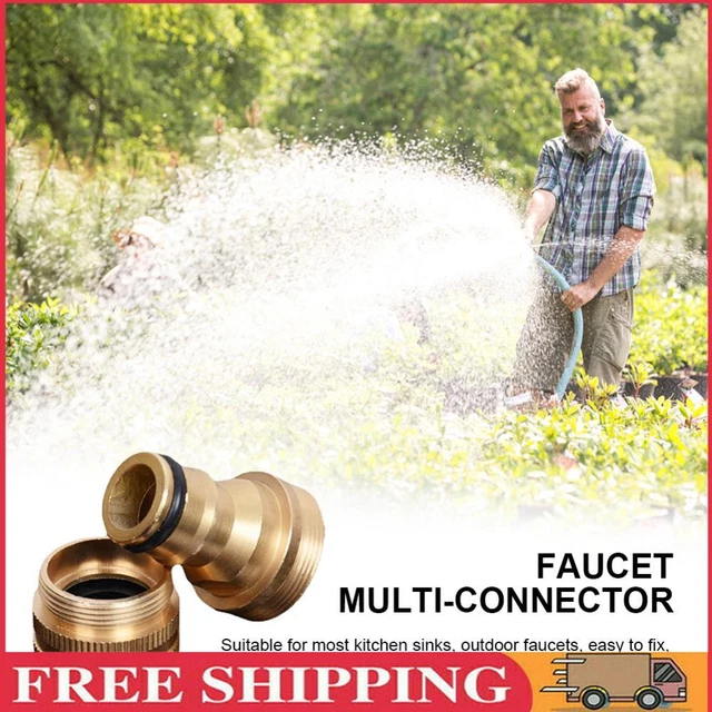 Universal Pipe Joiner Fitting 21mm Hose Coupling Adapter for Garden Watering Gun