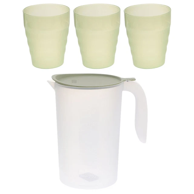Jarra de agua jarra beber jarra de jugo set recipiente terrario agua fría