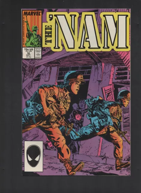 Marvel Comics The 'Nam September 1987 VOL# 1 NO# 10 Comic Book Comicbook 2