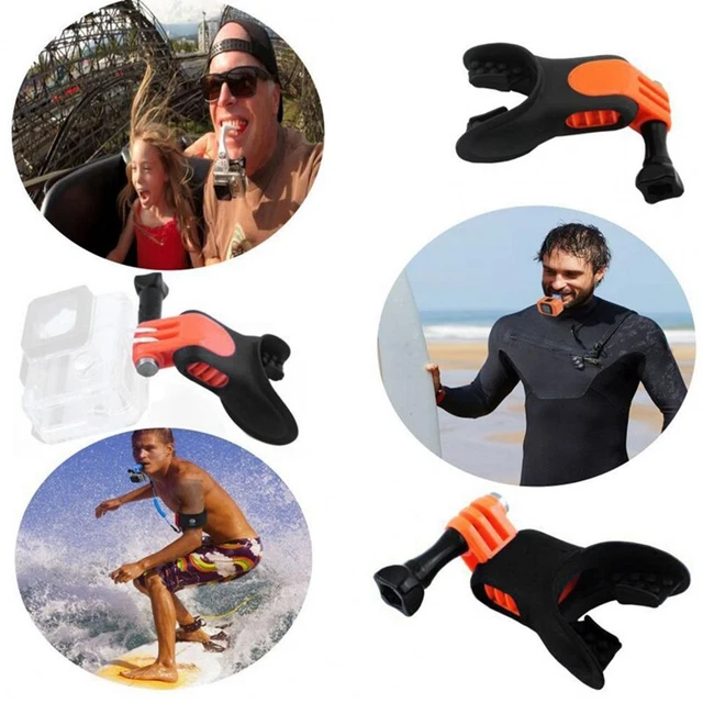 Mouth Mount Conspicuous Portable Camera Accessories Surfing Mouthpiece Bite J9I3 3