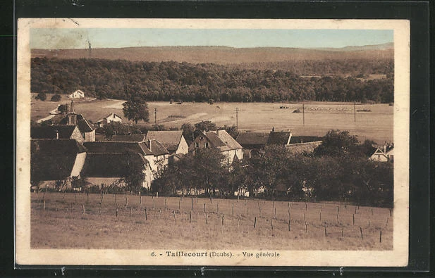CPA Taillecourt, vue générale