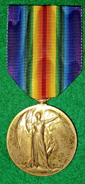 WW1 Bi-lingual Victory Medal to Pte F.W. Stock 1st South African Infantry