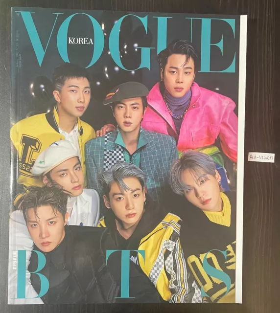 BTS] VOGUE & GQ Vogue Korea Jan 2022 Issue Magazine JIN COVER