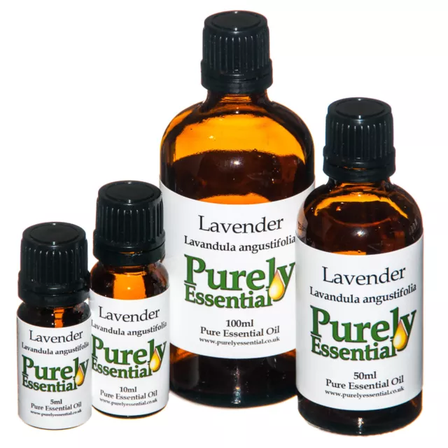 Lavender Essential Oil Pure Natural For Aromatherapy 5ml 10ml 50ml 100ml Purely