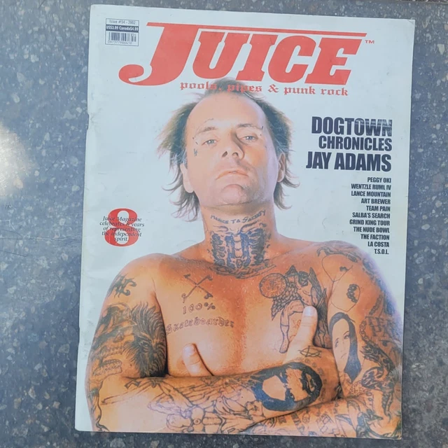 VINTAGE JUICE MAGAZINE #54 2002 - Jay Adams Dogtown Chronicles