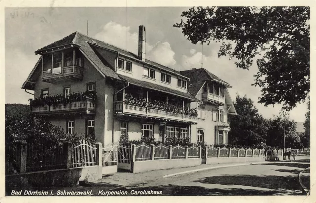 723788) AK Kurpension Carolushaus Bad Dürrheim im Schwarzwald gel. um 1935