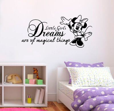 Disney Citation Enfants Chambre Mickey Minnie Pooh Porcelet Vinyle Wall Art Decal Eur 12 79 Picclick Fr