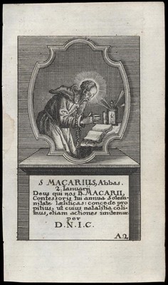 santino incisione 1800 S.ALESSANDRO PATR DI ALESSANDRIA 