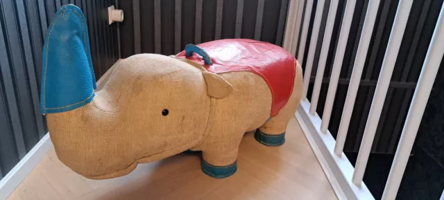 Rupfentier Nashorn Nossy VEB Sonni DDR Renate Müller  Rhino No. 1