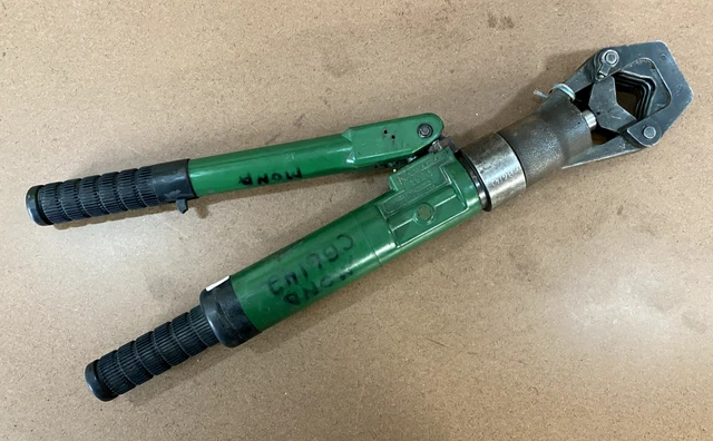 Greenlee 1990 Hydraulic Dieless Crimper Works Fine