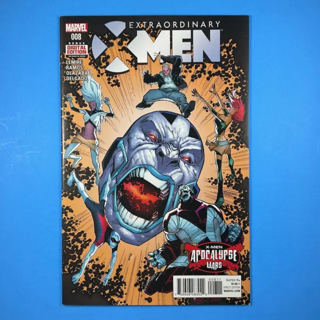 EXTRAORDINARY X-MEN #8 Apocalypse Wars Marvel Comics 2016 Jeff Lemire