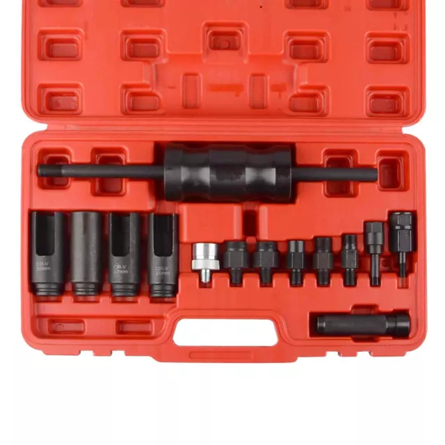 14Pcs Diesel Injection Puller Remover Tool Kit Set Siemens Bosch Delphi