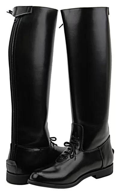 Fammz MB-2 Mens Man Motorcycle Riding Police Leather Tall Knee High Boots