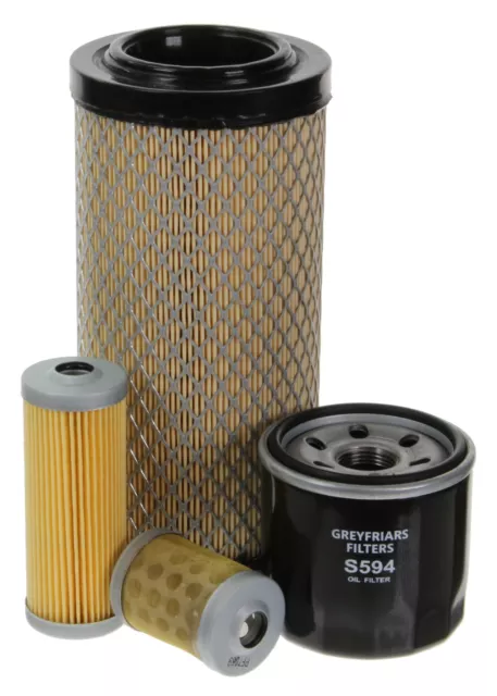 500 Hour Filter Service Kit for Yanmar SV 17 Mini Excavator