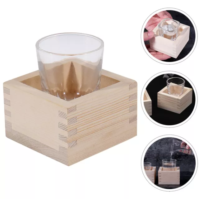 Coffee Cup Small Sake Cups Japanese Tea Wine Glasses Wooden