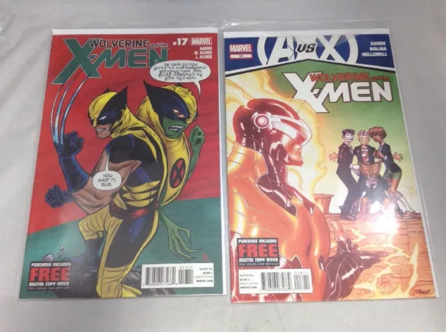 Wolverine & The X-Men #17 & #18 Marvel Comics 2012 VF/NM Avengers Vs. X-Men