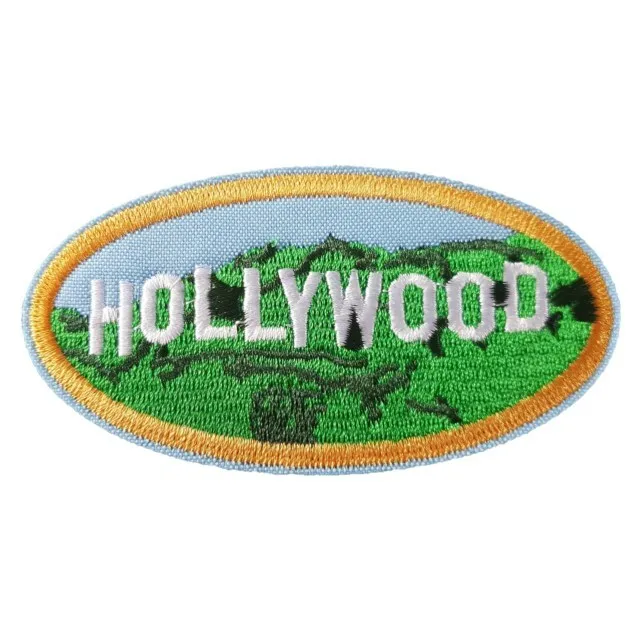 Hollywood Sign Hollywood Hills Iron On Patch Sew on Transfer