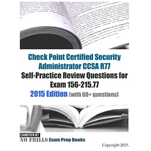 Check Point zertifizierter Sicherheitsadministrator CCSA R77 S - Taschenbuch NEU Prüfung